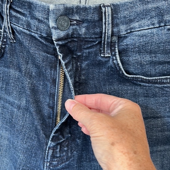 MOTHER High Waisted Looker Jean Here Kitty Kitty Glitter Race Sz 27 - Picture 6 of 15